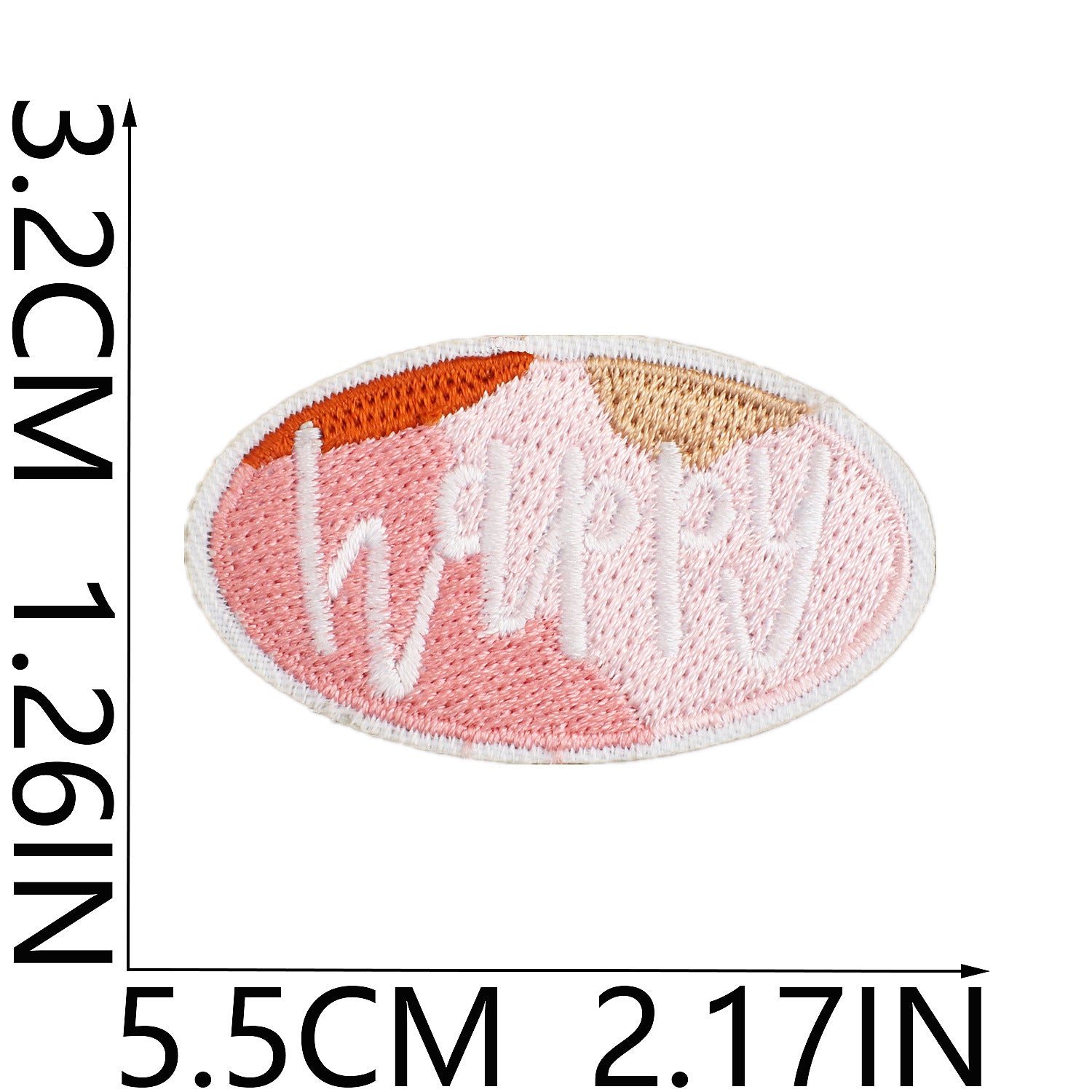 Wholesale Xiao Tian Inspirational Quotations Embroidery Cloth Sticker